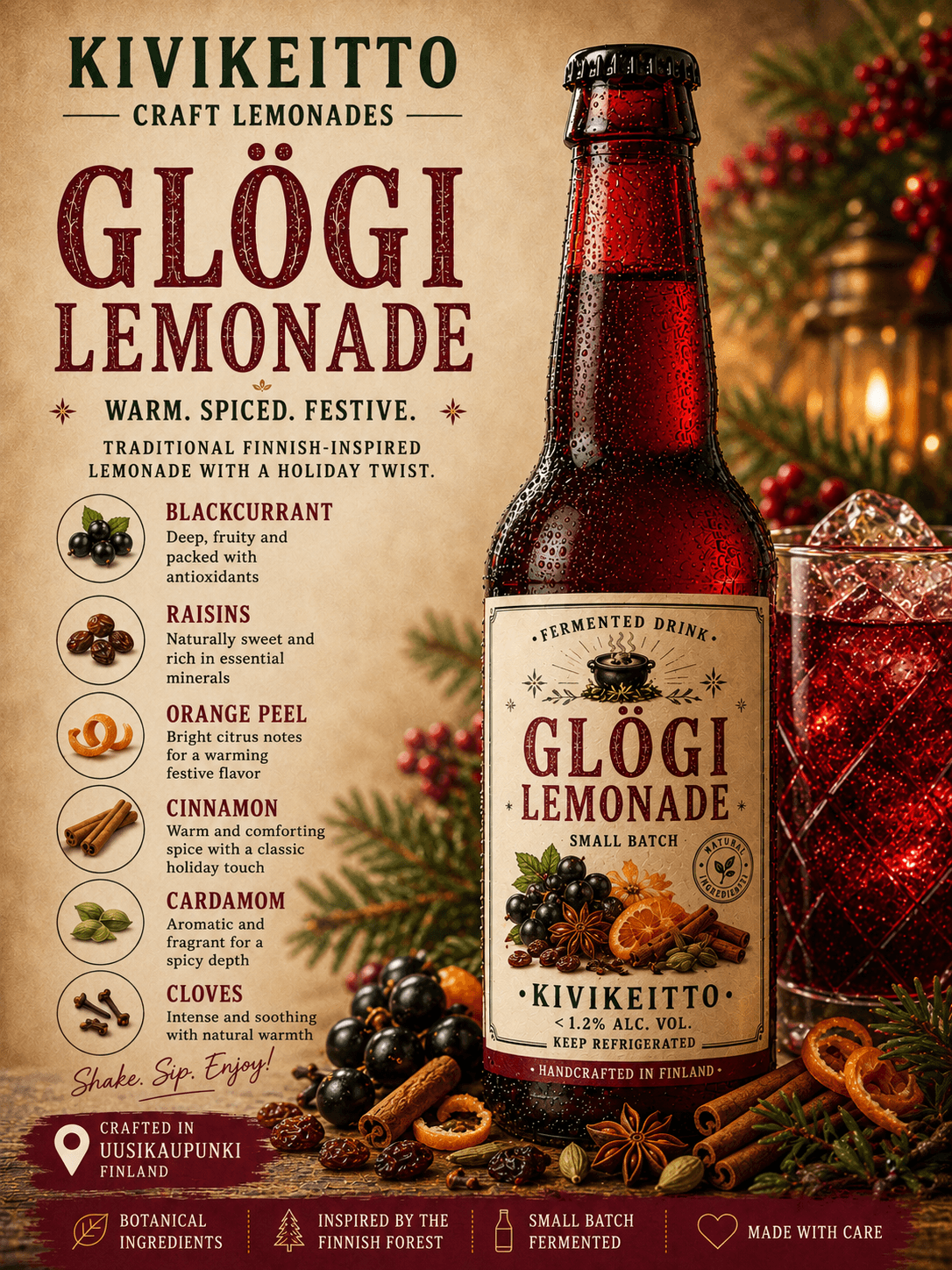 Glögijuoma posteri — KiviKeitto