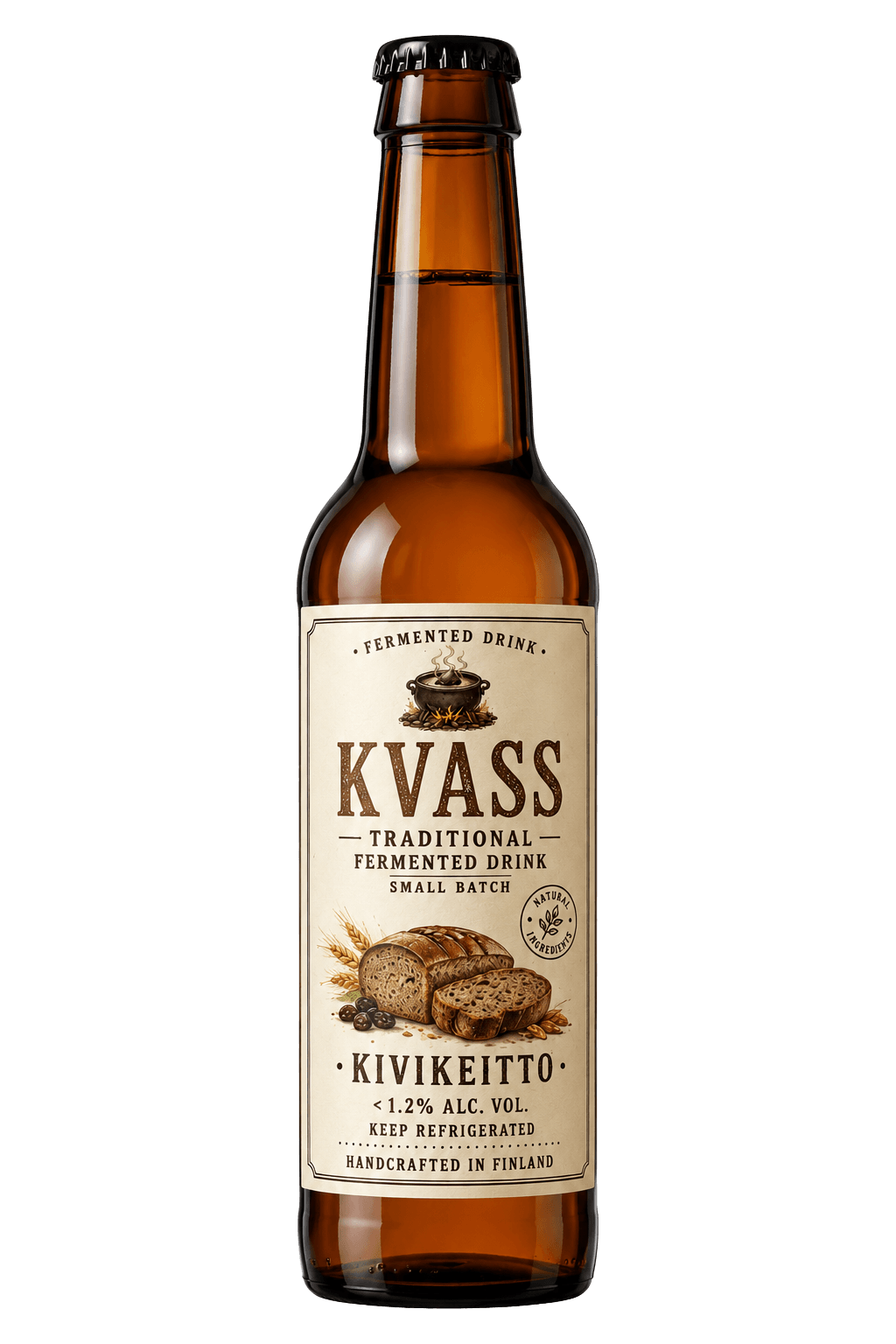 Kvassi — KiviKeitto fermentoitu juoma
